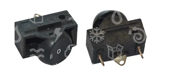 vypínač kolébkový jednoduchý - 12,5 x 26 mm, 10 A, černý  (I,0,II)